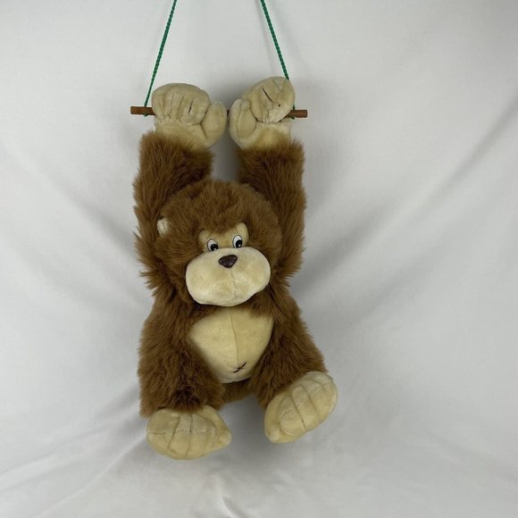 Circus Circus Casino Gorilla Monkey 12" Plush Hanging Brown Stuffed Animal VTG - Picture 3 of 8